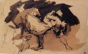 Eugene Delacrois after Capricho 8,Que se la llevaron, Francisco Goya